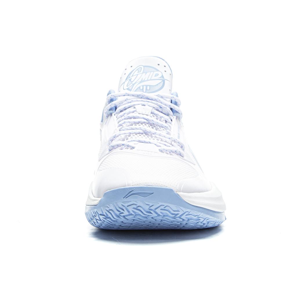 Li Ning Light Speed 3mid Low Top Basketball Shoes Men's Standard White Snow Blue ABPV019-3