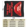 The Rockys Horror Picture Show Blanket Flannel Autumn/Winter  Multi-function Thin Throw Blankets for Bedding Couch Rug Piece