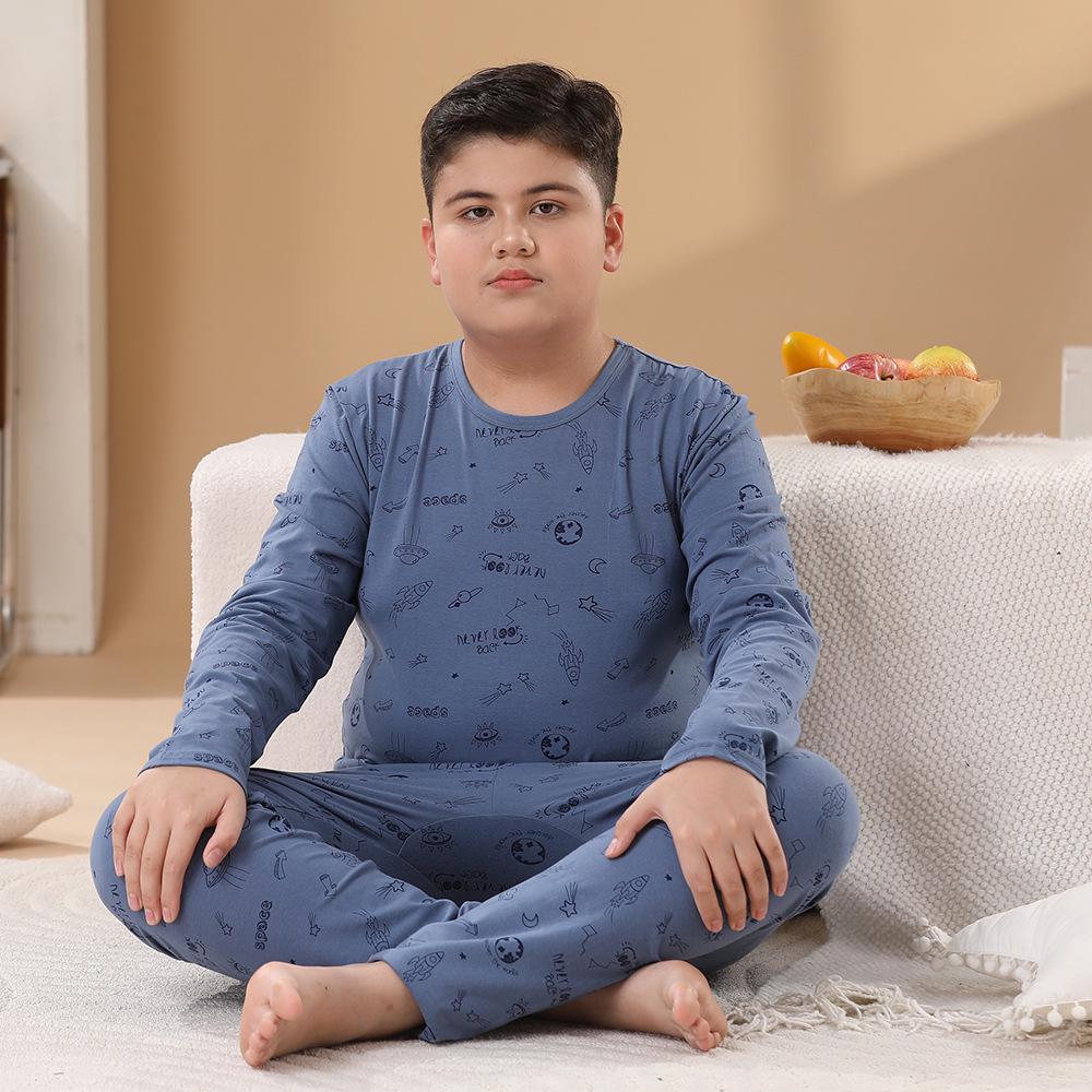 Teen Plus-Size Lycra Cotton Underwear & Pajama Set for Boys and Girls