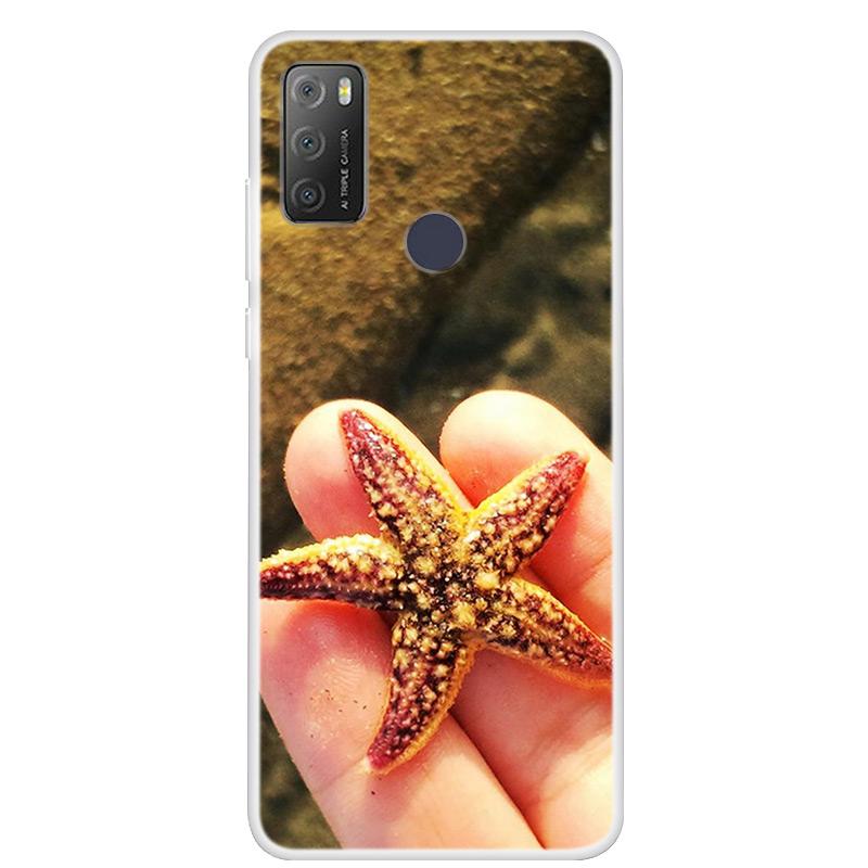 Pro Alcatel 1S 2021 Case Luxusní silikonový TPU měkký kryt na telefon pro Alcatel 1S 2020 Nárazuvzdorný roztomilý TPU nárazník Fundas Coque