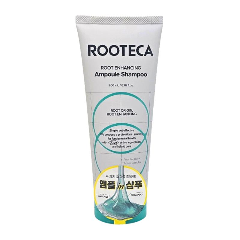 ROOTECA Root Enhancing Ampoule Shampoo 200ml – Scalp Care, Hair Strengthening, Nourishing Protein Shampoo 200ml