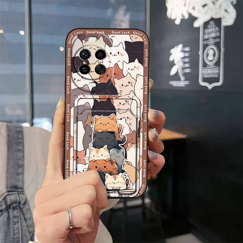 protective Shockproof Phone Case For Huawei Nova14 Pro Durable Cute Card slot Fashion Design Dirt-resistant Soft case