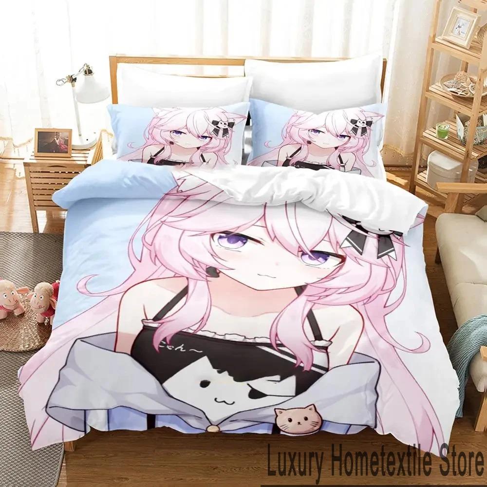 Anime Nun Bedding Set Boys Girls Twin Queen Size Duvet Cover Pillowcase Bed Kids Adult Fashion Home Textileextile