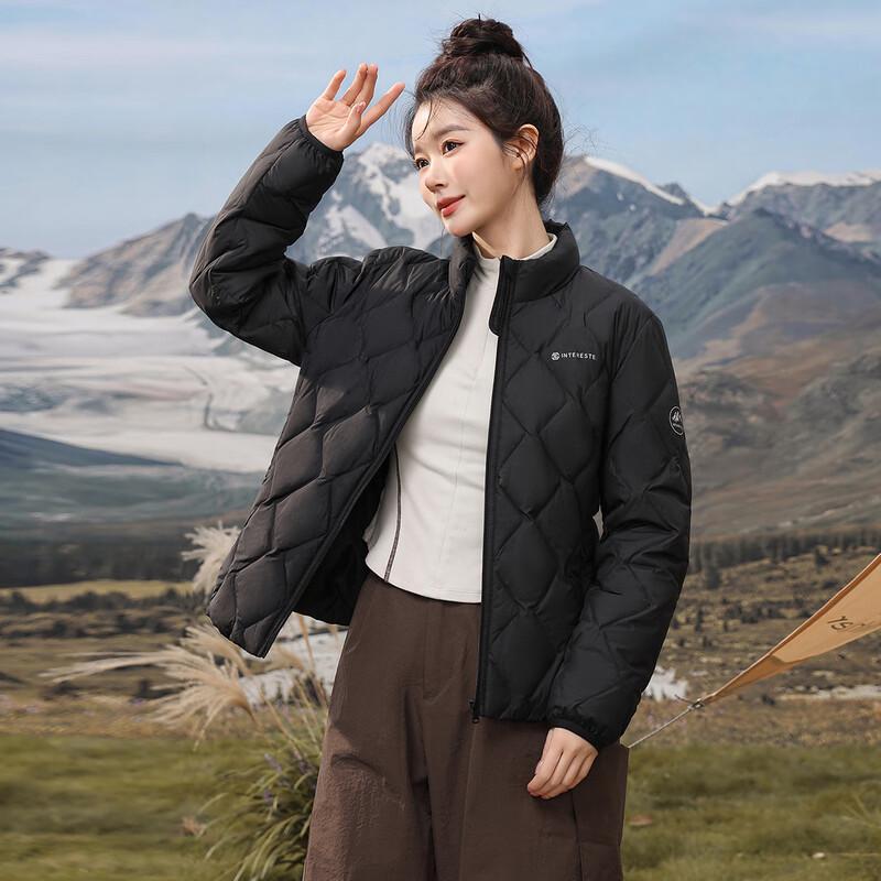 SNOWFLYING Women's Lightweight Short Down Jacket