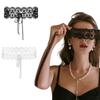 EsiFare Lace Eye Mask (2-Pack) Blindfold Eye Mask Cosplay Lace Eye Mask Masquerade Costume Accessory Photography Prop for Masquerade Parties and Perfo