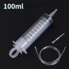 500ml Plastic Liquid Syringe with 1m Catheter for Liquids,Oil