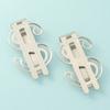 1Pcs Slim Money Clip Stainless Steel Cash Bills Credit Clip  Dollar Design  Coin Banknote Cash Clamp Holder