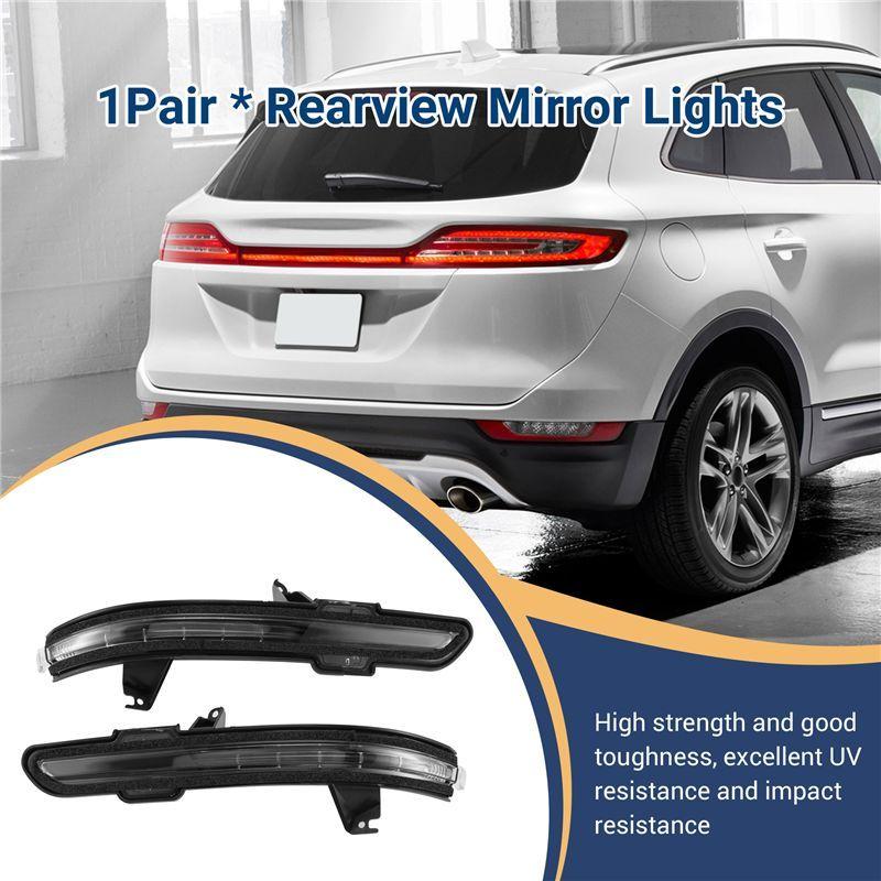 Powerful Rearview Mirror Lights Turn Signal Lights EJ7B13B382A EJ7Z13B375A For Lincoln Nautilus MKC MKX Side View Mirror Light