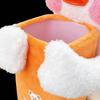 Universal Car Tissue Hanger Cute Duck Creative Tissue Holder Plush Vehicle Tissue Case Paper Box 2-in-1 Storage Car Tissue Box