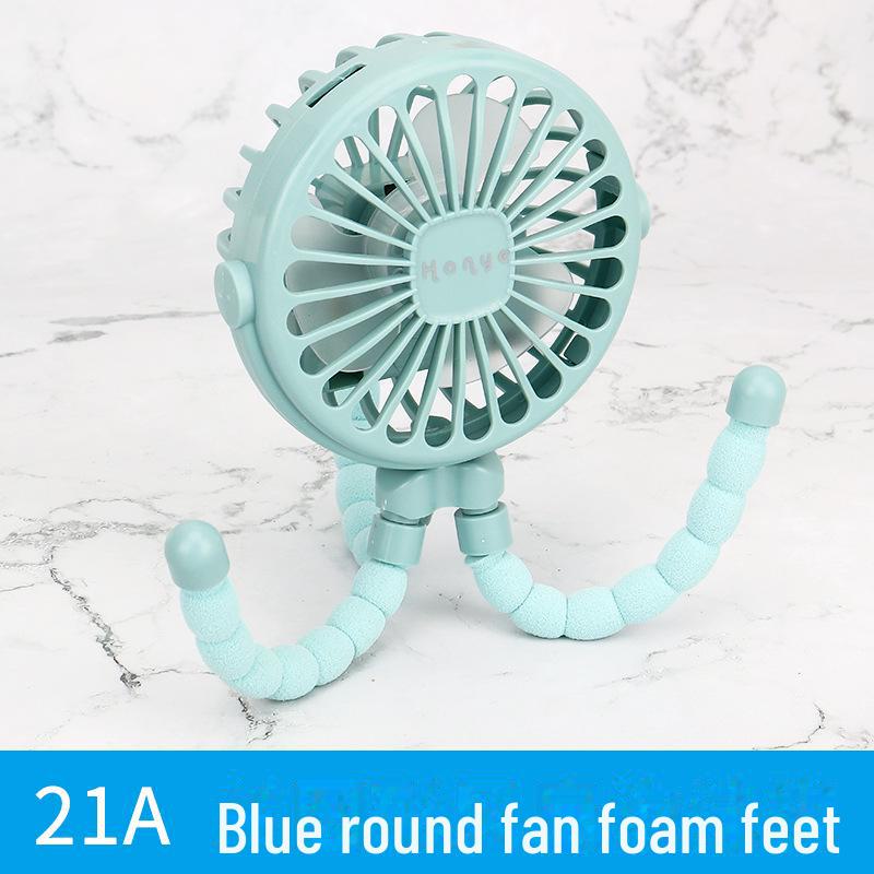 Versatile Portable Mini Fan: Hangable, Standable, or Wrappable - Ideal for Dorms and Outdoor Use