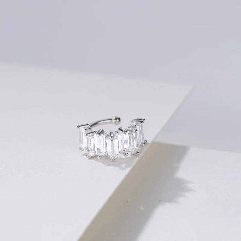 1 pcs Charming Line Zircon Clip On Earrings Ear Cuff Without Piercing Earrings Jewelry