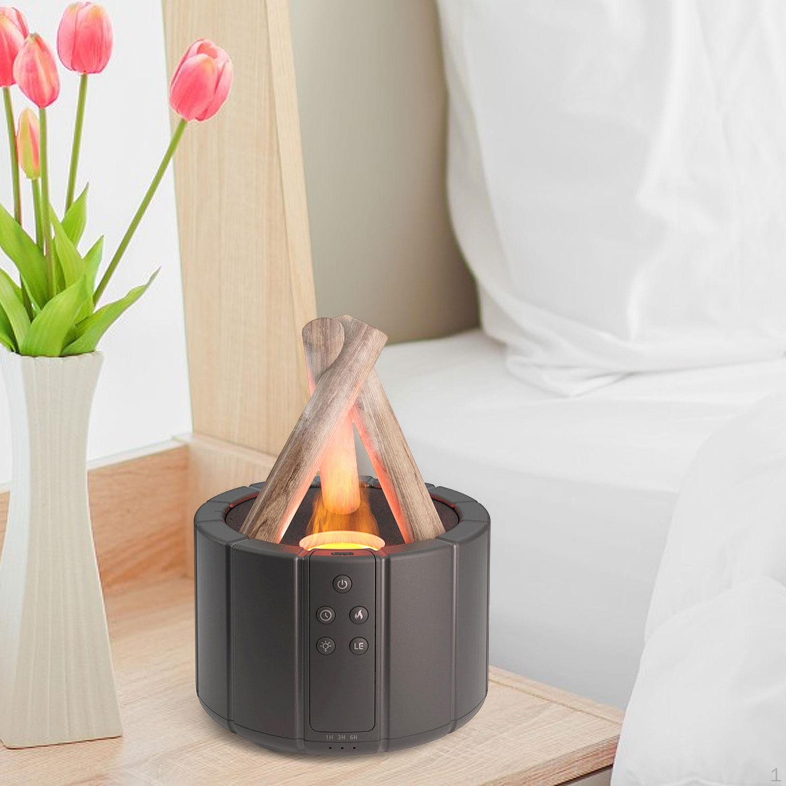 Essential Oil Diffuser 250ml Noiseless Color Flame Humidifier Aroma for SPA Home Living