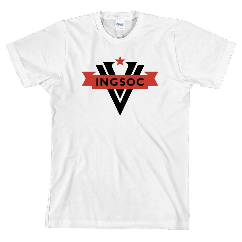 Ingsoc George Orwell 1984 T Shirt Totalitarian Tee *ALL SIZES & NEW* S разноцветный