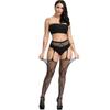 High-End Sexy Lingerie Fishnet Stockings with Non-Slip Garter, Nurse & Stewardess Style