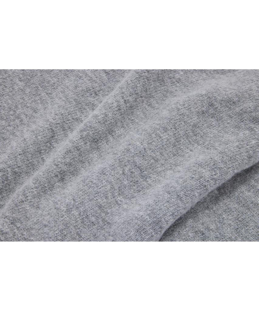 Kkotte Classic Two-Tone Rib Knit (Light Gray)