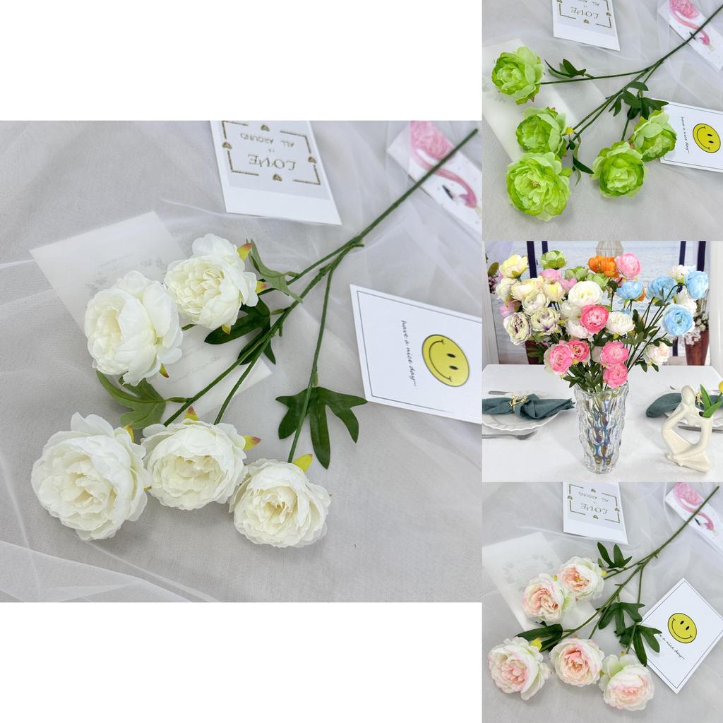 Ouyang Yang Peony Simulated Flower 12 Color Options For Wedding Decorations And Studio Photography