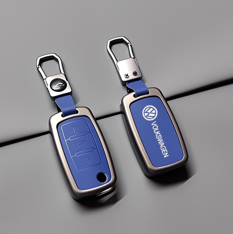 Compatible with Volkswagen Lavida, Lingdu, T-Roc, Touran, Tiguan L Key Case and Keyring.