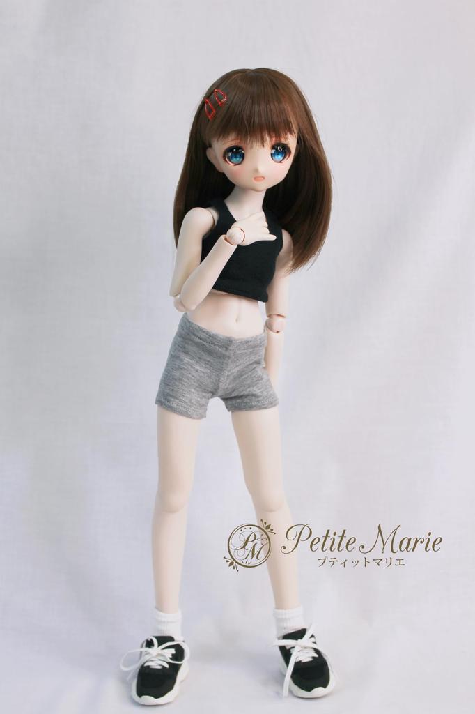[Petite Marie] 13 MDD Compatible 1-Minute Length Leggings, Light Gray, Spats, Fitness Pants, Leggings, Daily Pants, Casual Pants, 40cm Doll, BJD,