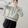 New Arrivals Open Run Women Color Line Soft Daily Hoodie Knit Winter