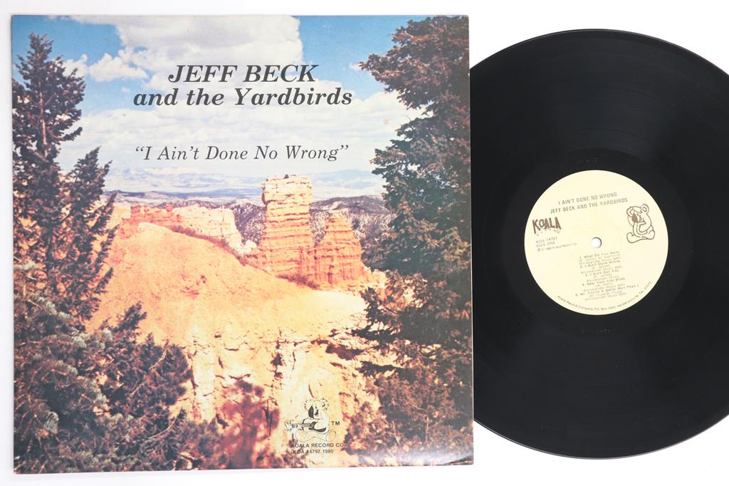 LP Record JEFF BECK, YARDBIRDS - I Ain't Done No Wrong KOA14797 KOALA 1980 US Rock Used