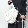 Spring and Summer New Pleated Backpack, Small Backpack, Women's Lightweight Waterproof Travel Commuting Backpack