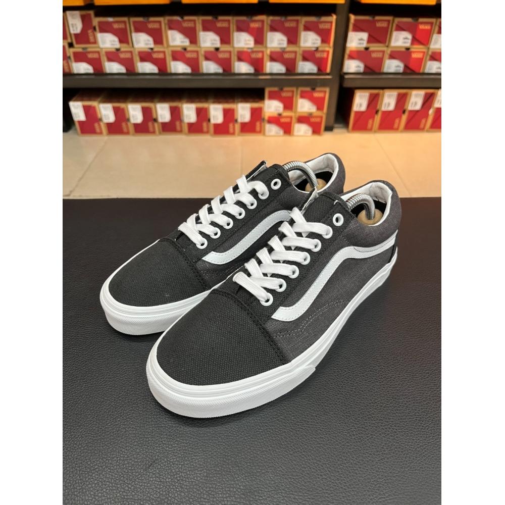

Vans Unisex Old School Sneakers Old Skool Summer Linen Black VN0007NTBMA