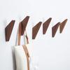 Cintre mural en bois pour vêtements, crochet pour manteau, porte-clé décoratif en bois naturel, chapeau