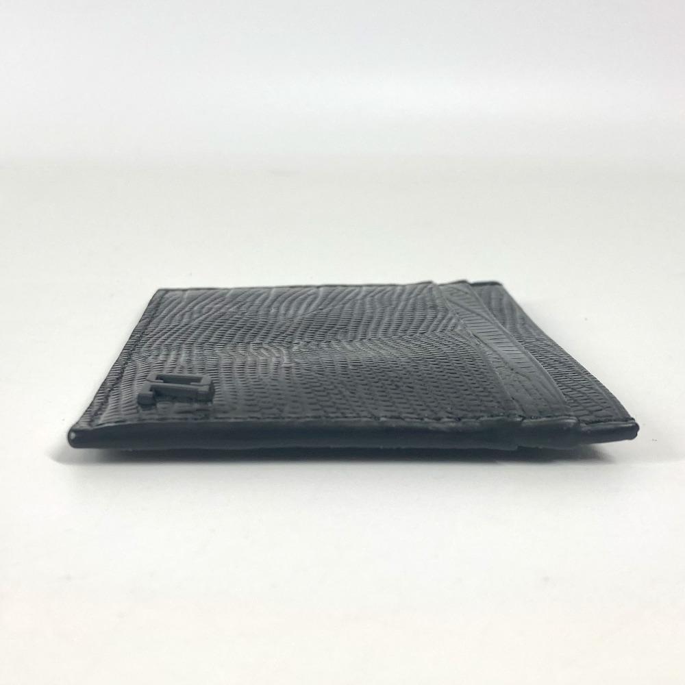 Christian Louboutin 3225316 M KIOS logo Pass Case Card Case Leather Black Unused