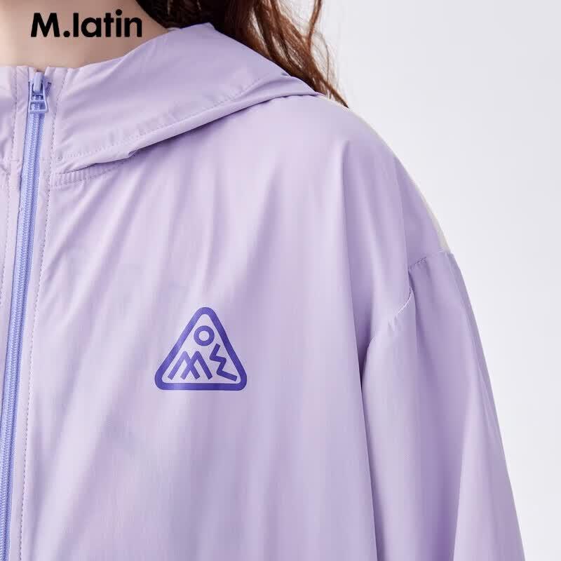M.Latin Kids' Summer Sun Protection Color-Block Hooded Jacket