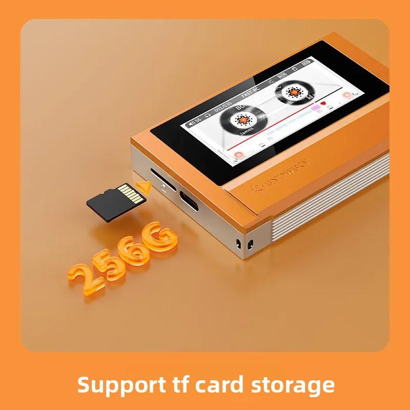 FiiO SnowSky ECHO MP3 Player Bluetooth Lossless Decoder Dual Output Support DSD WAV Hi-Res Audio Player Portable MP3 Custom Gift