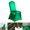 Factory Direct Supply Gold Silver Elastic Chair Cover for High-End Hotel Events and Weddings Birthday Party Holiday Decoration