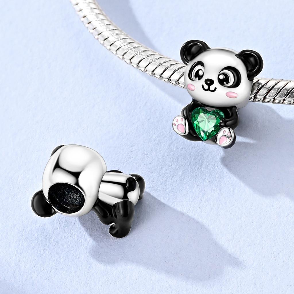 New Charm Copper Fit Original Beads Bracelet Making Panda Wrist Watch Woman Jewelry