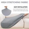 Olanly Waterproof Sofa Seat Cushion Cover Couch Cover Washable Stretch Sofa Seat Cushion Slipcovers For Sofa Pets Elastic Bottom