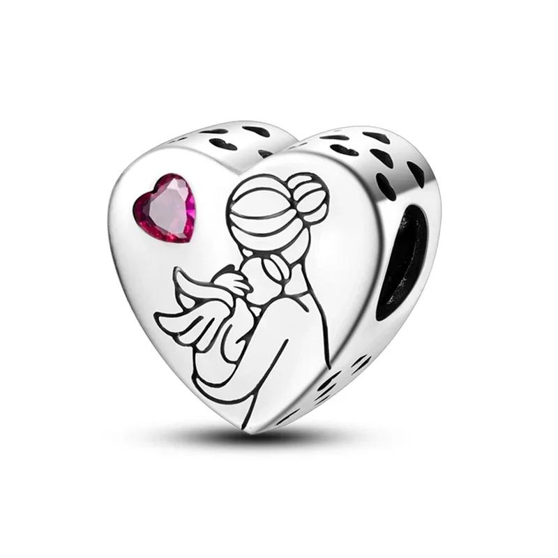 Charms Beads Copper Pink Perfume Bottle Letter Luminous Firefly Tarot Card Beads Fit Diy Bracelets Jewelry