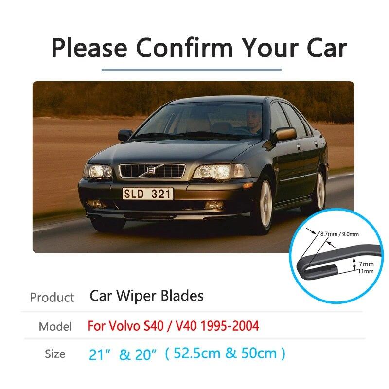 Car Wiper Blade for Volvo S40 V40 1995~2004 Front  Windscreen Windshield Wipers Car Stickers 1996 1997 1998 1999 2000 2001