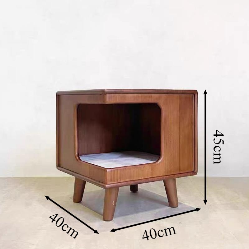 

Solid Wood Cat House Furniture Pet Cat Bed Table Decoration and Accessories Pets Kitten Cats Beds Puppy Kittens Hiding Houses
