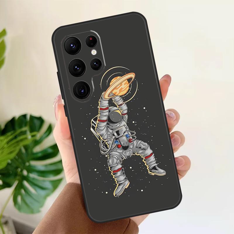 Astronaut Baseball Basketball Weiche Hülle Für Samsung Galaxy S21 S22 S23 S24 S25 Ultra S9 S10 Plus S20 FE S24 FE Handyhülle