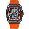 New Richard Domineering Silver Dragon Luminous Waterproof Men's Wristwatch