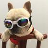Yousheng Dog Polarized Sunglasses Small Breed UV Protection Windproof Sun Glasses Pet Goggles Adjustable Folding Eye Wear with Elastic Band for