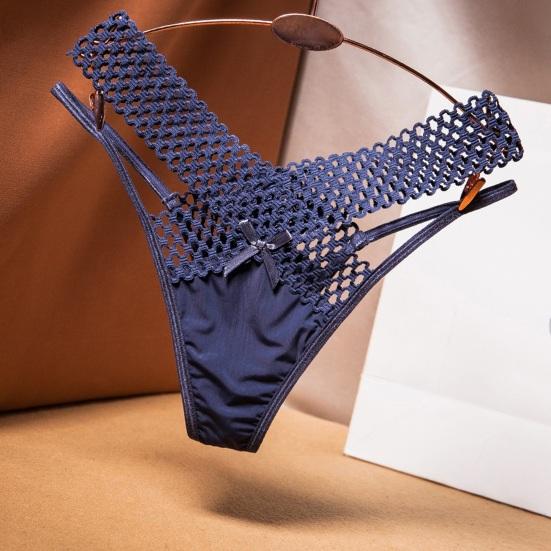 G String Thongs for Women Low Rise T-Back Seamless Hipster Underwear Crisscross Strappy