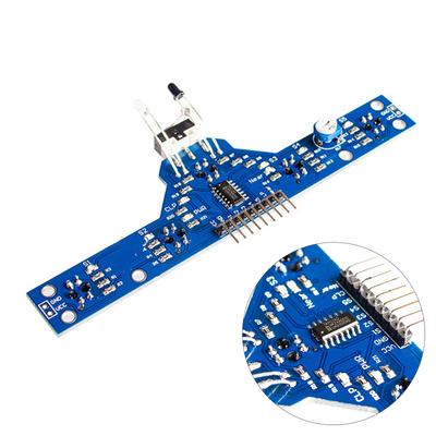 Five Way Line Tracking Module for Robots and Cars with Adjustable Sensitivity and High Precision Sensors