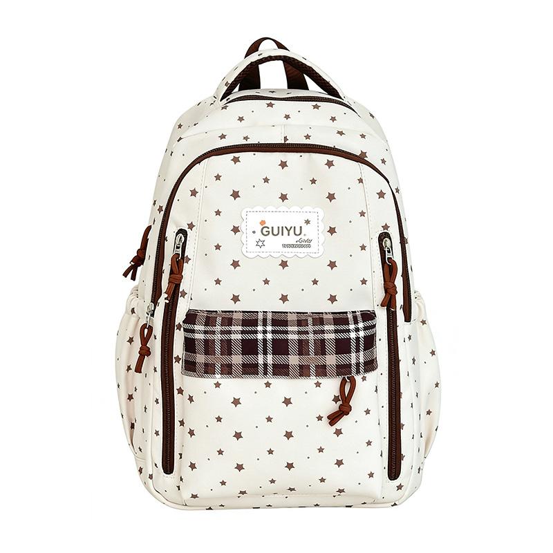 Zaino1011 nuovo zaino di alto valore per studentesse versione coreana per studenti delle scuole medie zaino stampato piccolo fresco riduzione del peso