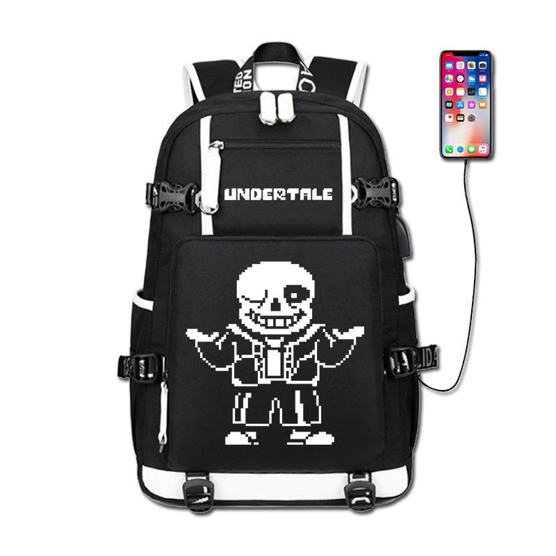 

Undertale Флоуи Санс аниме игра мерч рюкзак светящийся