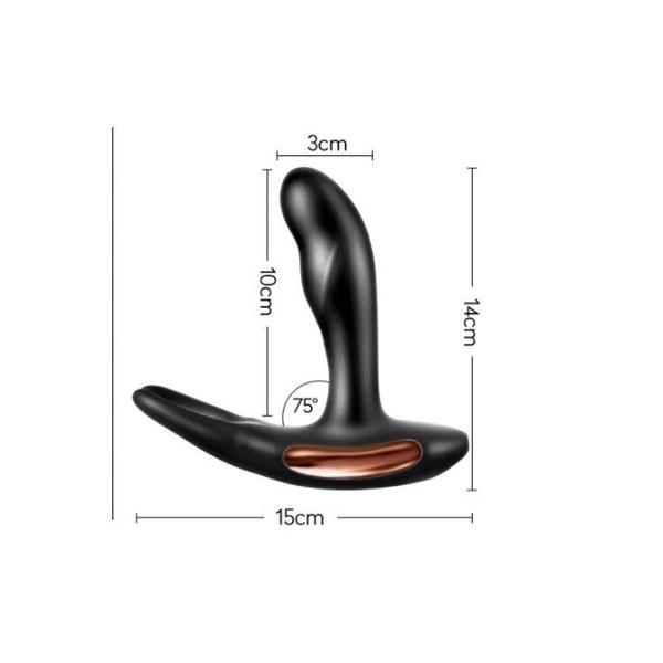 Vibrating Prostate Massager Wireless Remote Control Powerful Motors Patterns Butt Silicone Sex Toys