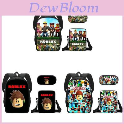 Roblox Kinderrucksack-Set Aus Leichtem Oxford-Gewebe Für Schule Und Studium