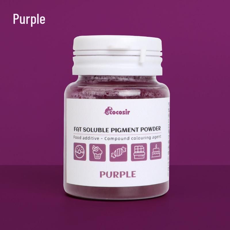 Chocolate Oil-Soluble Color Powder for Pastries, Mousse, Fondant, Lipstick & Macarons - 10g