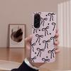 Bow Series Case For Samsung S25 Ultra S24 S23 A05S A06 A07 A15 A16 A34 A35 A53 A54 A55 A17 A26 A36 A56 Soft Cover Funda