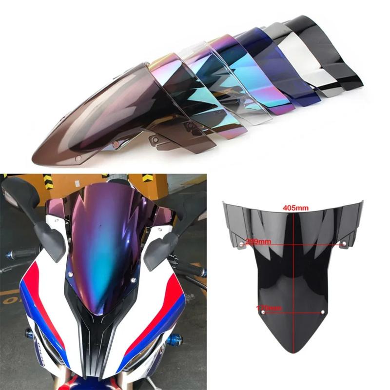 Motorcycle Double Bubble Windshield Deflector Protector Wind Screen For BMW S1000RR S 1000RR S 1000 RR