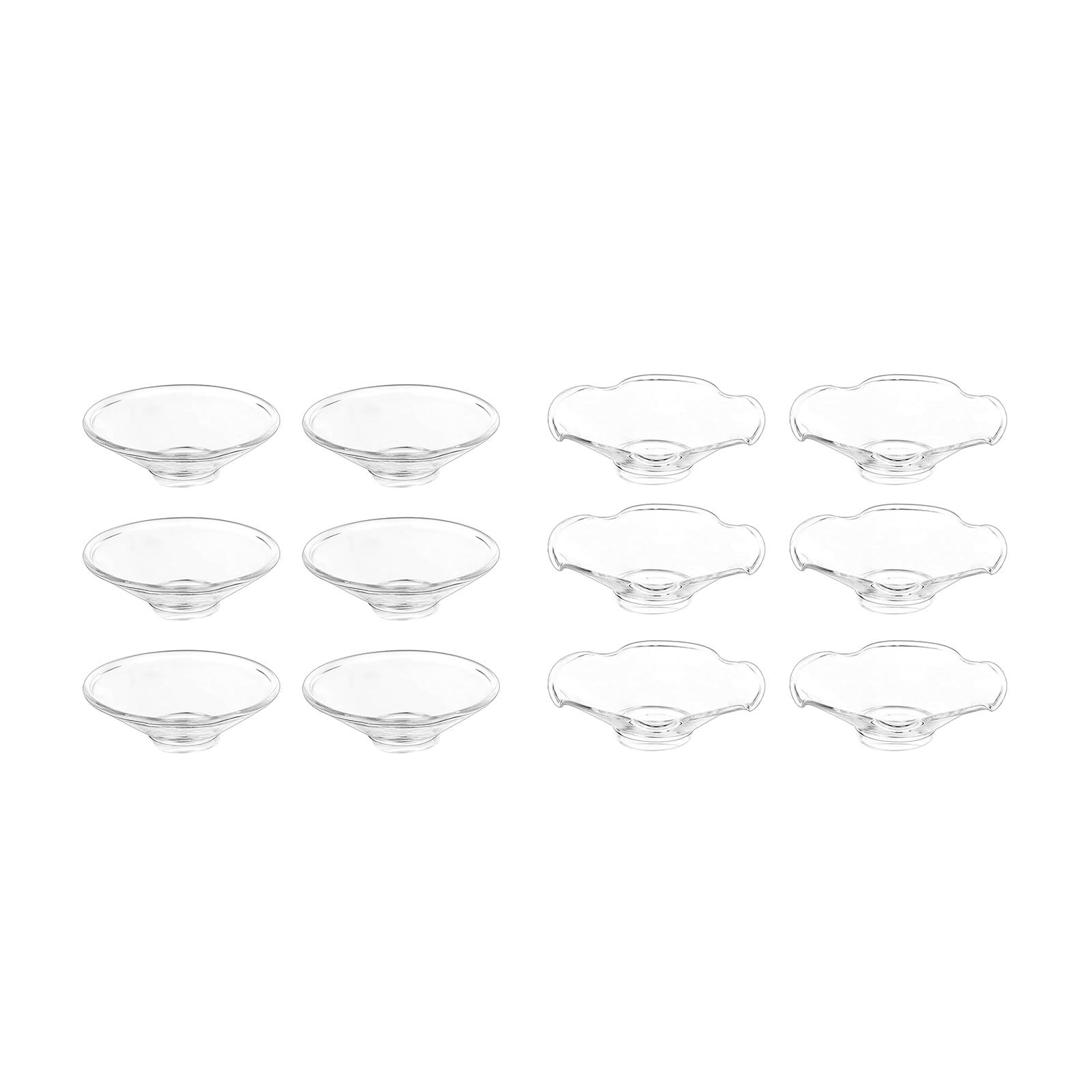 6x Candle Drip Protectors Tray Fits 7/8 inch Taper Candles Wax Catcher Bobeches for Party Candlelight Vigil Home Use Birthday