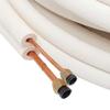1/2/3/4/7m Insulated Copper Pipe 1/4'' 3/8'' Air Conditioner Pipes Fittings Pair Coil Tube Split Line Wire Set Air Conditioner